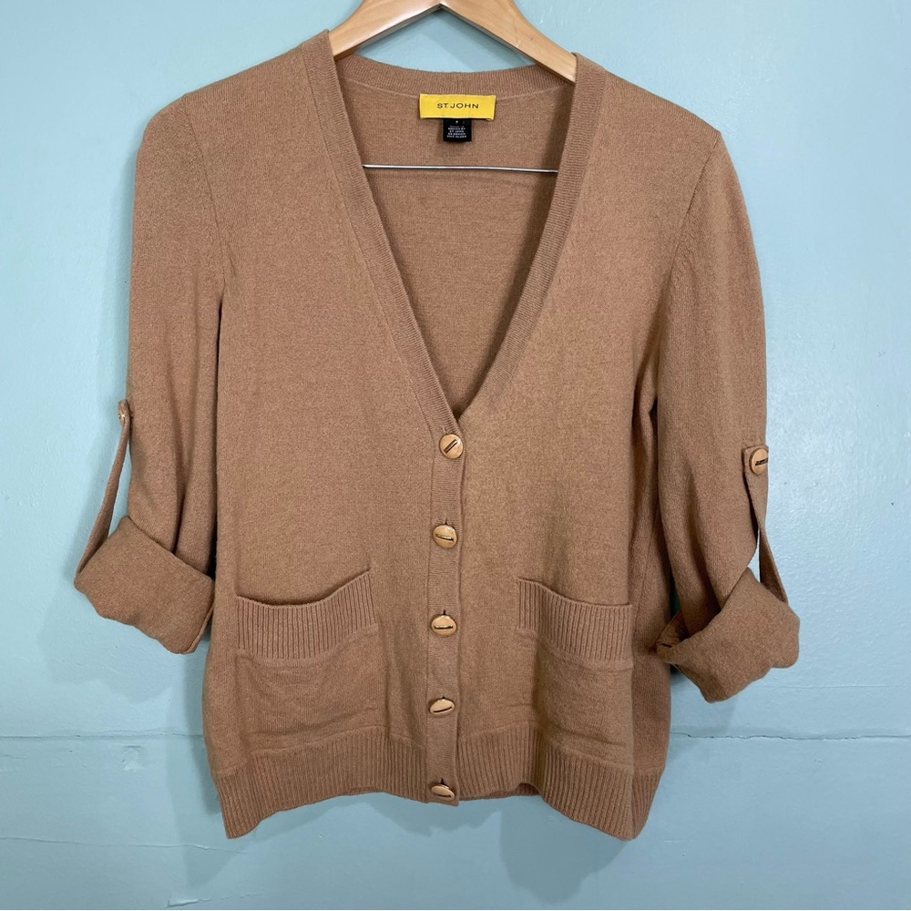 St. John Open Cardigan Buttons Small - Picture 2 of 14